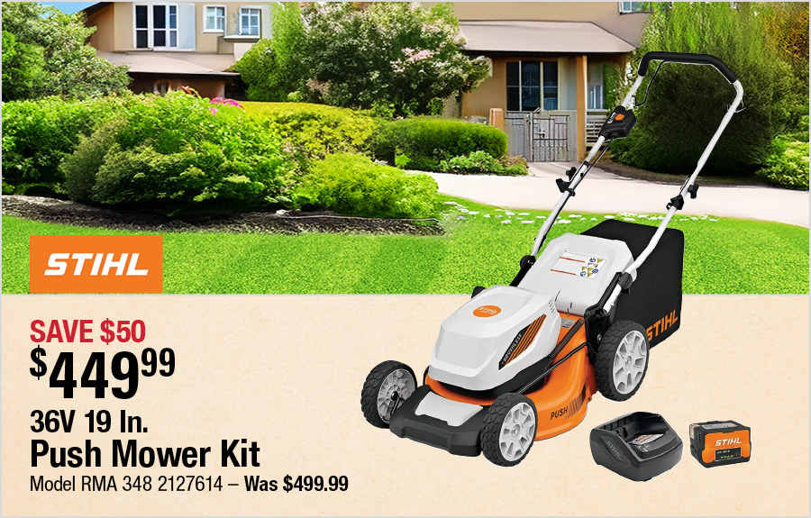 36V 19 In. Push Mower Kit